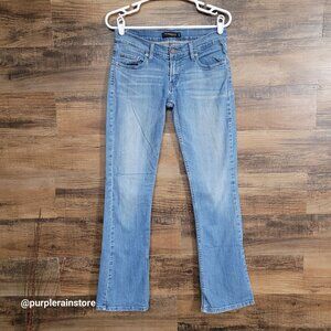 Vtg Levi's Jeans Size 5 Flare 524 Too Super Low Medium Light Wash Y2K Western